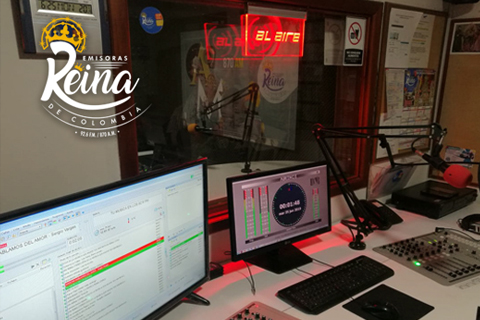 Estudios emisoras Reina de Colombia